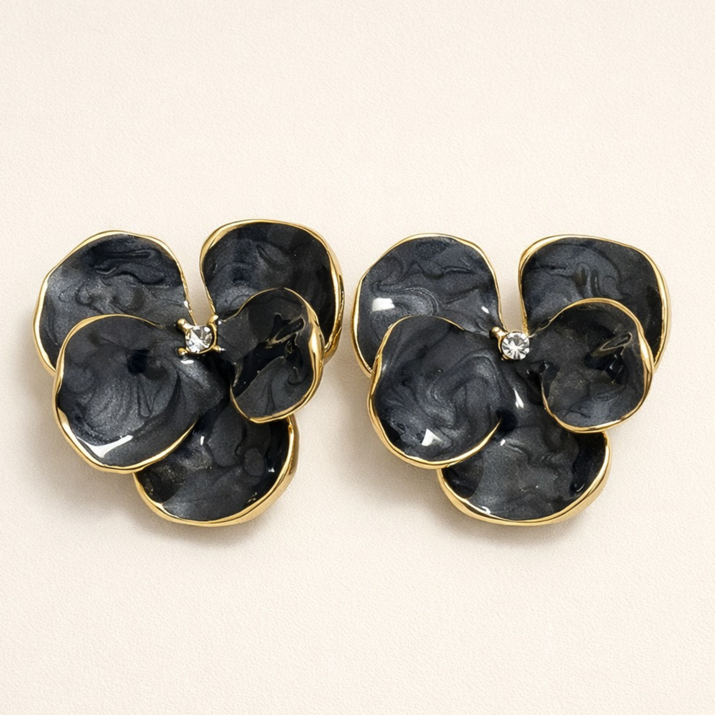 Serene Blossom Premium Stud Earrings