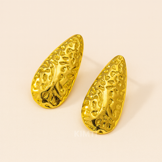 18k Gold Plated Sierra Gold Stud Earring
