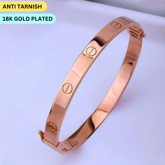 Anti Tarnish Rose Gold Cartier Bracelet