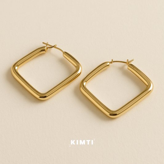 Contemporary Hoop Earrings