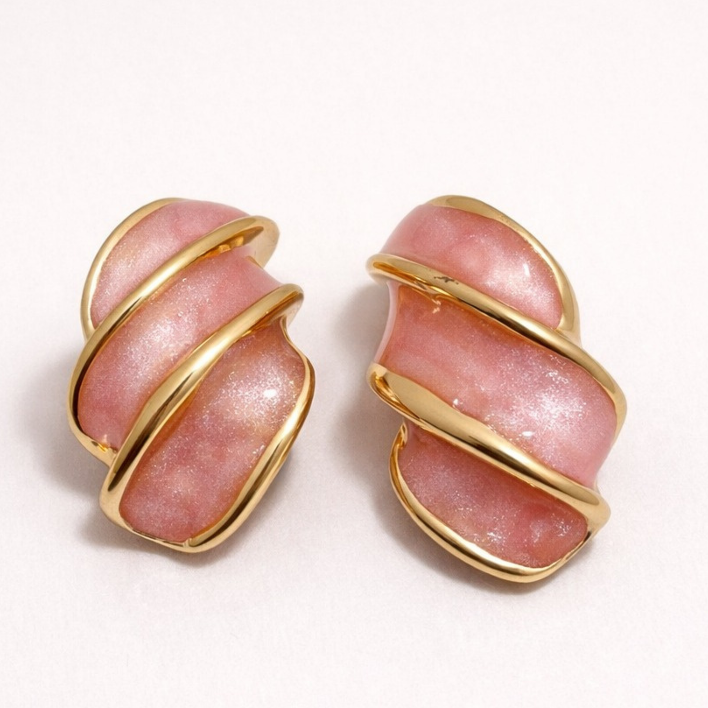 Petal Glow Enamel Studs