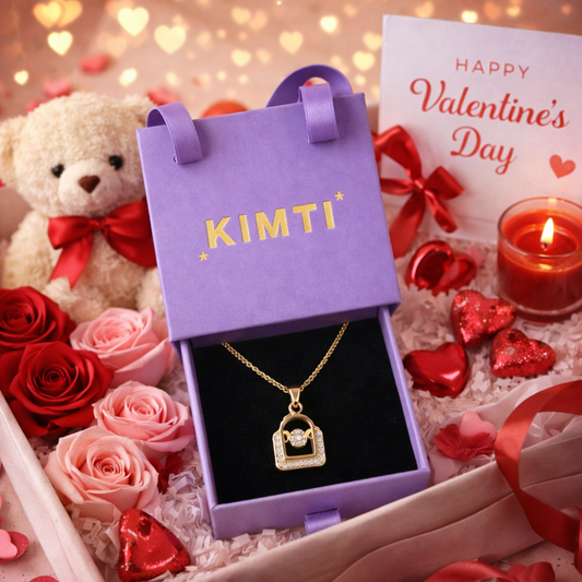 18K Gold Plated Love Lock Pendant