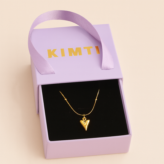 18k Gold Plated Love Nest Pendant Necklace