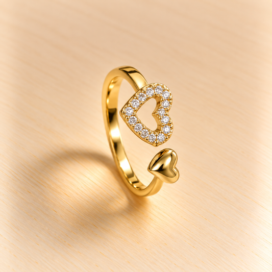 18k Gold Plated Eternal Love Ring