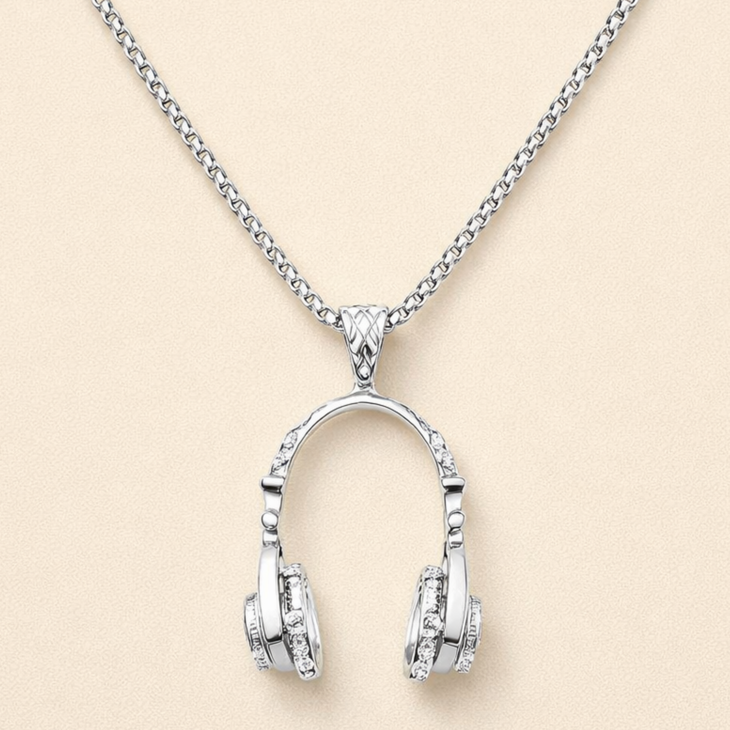 Men - Stylish Music Headphone Charm Necklace