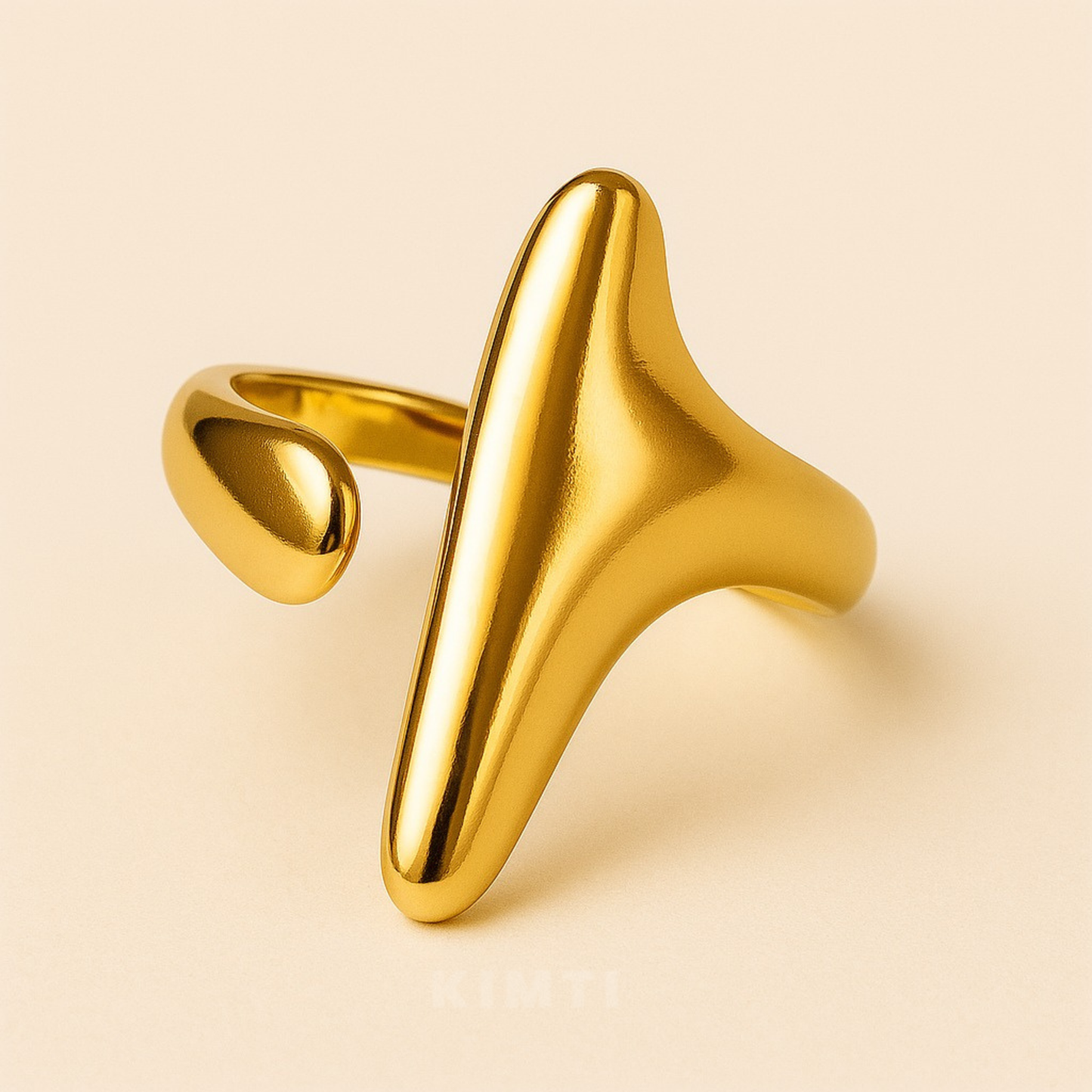 18K Gold Plated Kaira Luxe Ring for Women