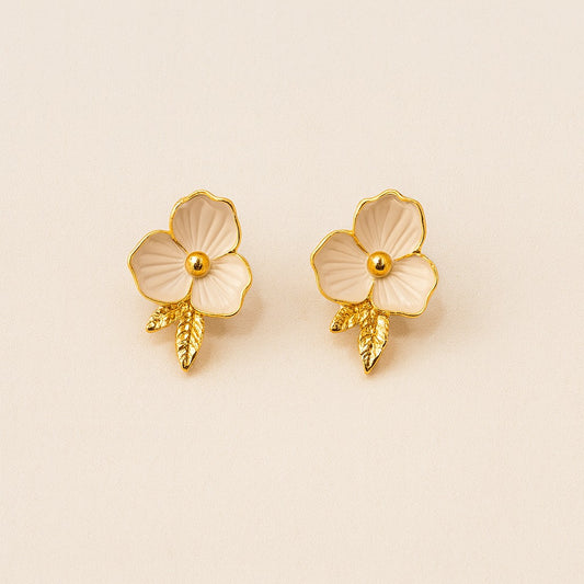 Golden Flora Earrings