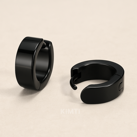 Men- Black Earring