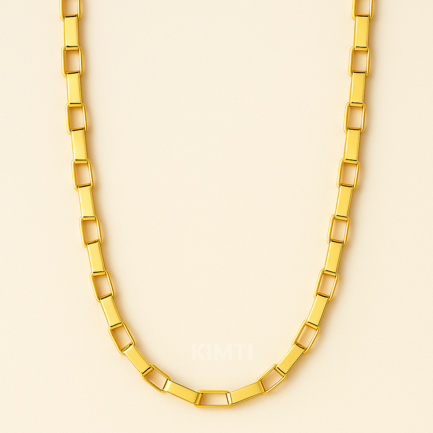 Men-18k Gold-Plated Anti Tarnish Long Link Chain