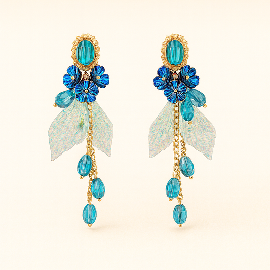 Celeste Feather Earrings