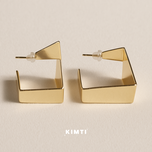 Golden Statement Earrings