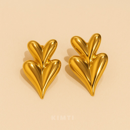 18K Gold Plated Glam Drop Earring