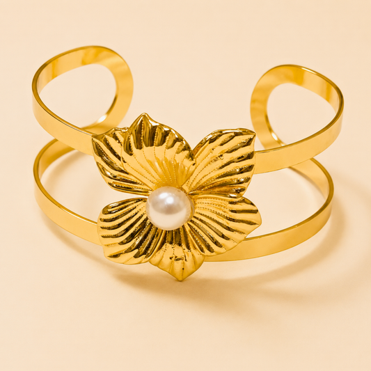 Aurora Floral Cuff Bracelet