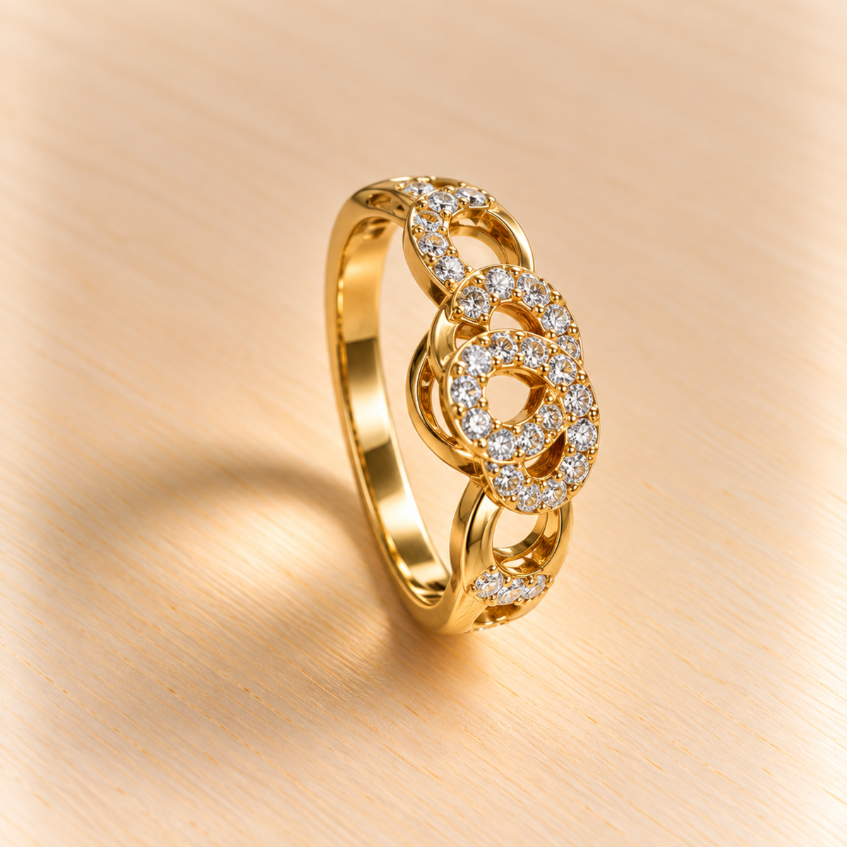 18k Gold Plated Bella Élan Ring