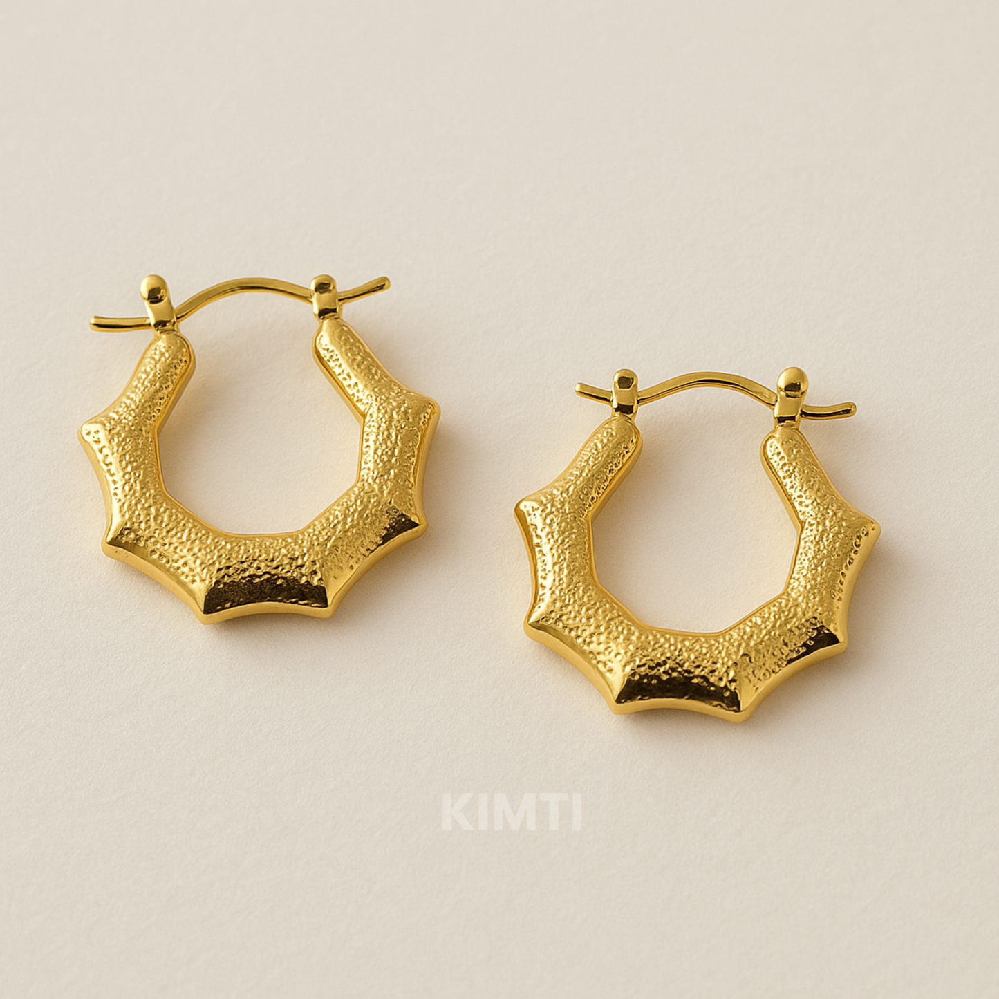 18k Gold Plated TFC Viva Loop Hoop Earrings