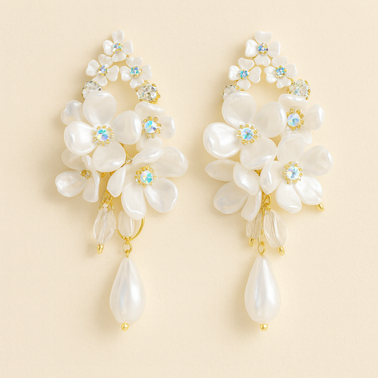 Ivory Garden Earrings