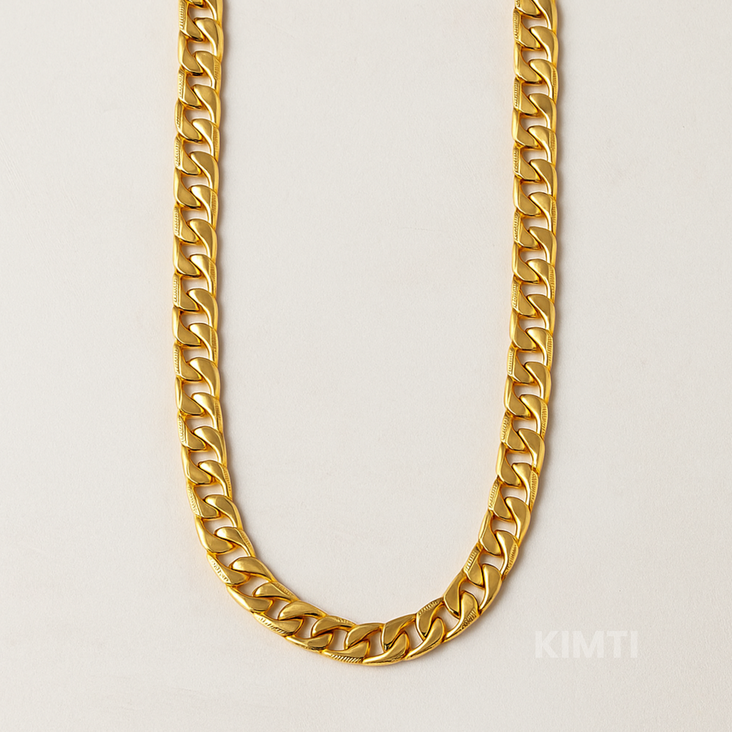 Men-18k Gold-Plated Cuba Men Chain
