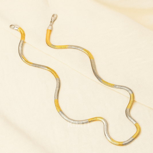 Men-Anti Tarnish  Gold-Toned & Silver-Toned Alloy