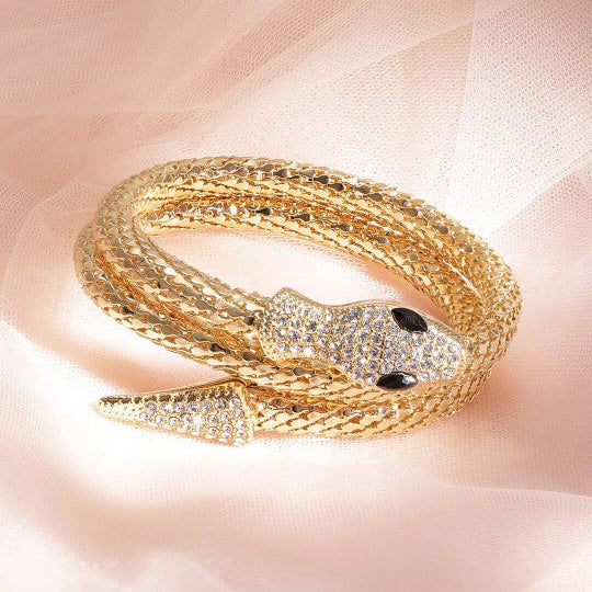 Snake 18K Gold Plated Bracelet