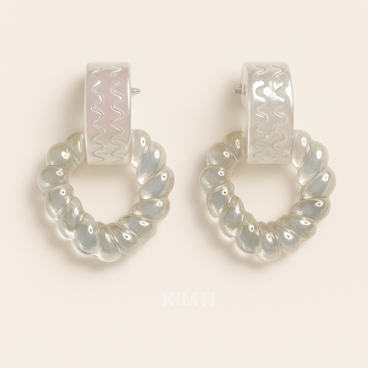 Chunky Circle Statement Earring