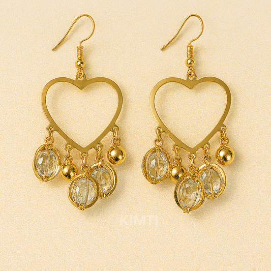 Luxe Mirage Hoops Dangle Earrings