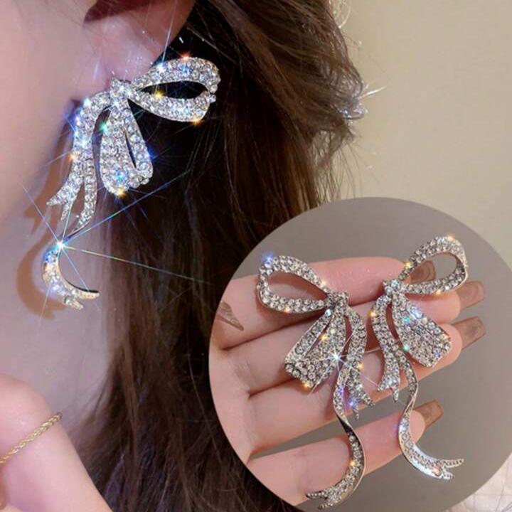 Silver Butterfly Earring