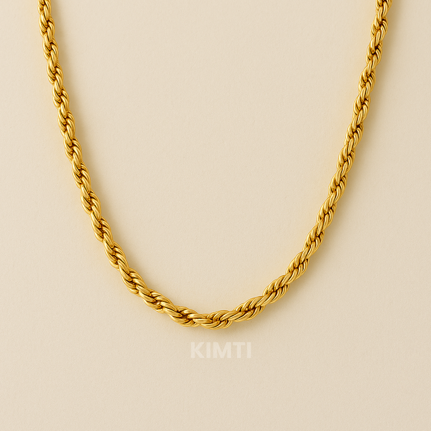 Men-18k Gold Plated Anti Tarnish Everyday Chain