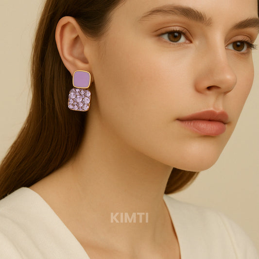 Pink Blush Drop Earring