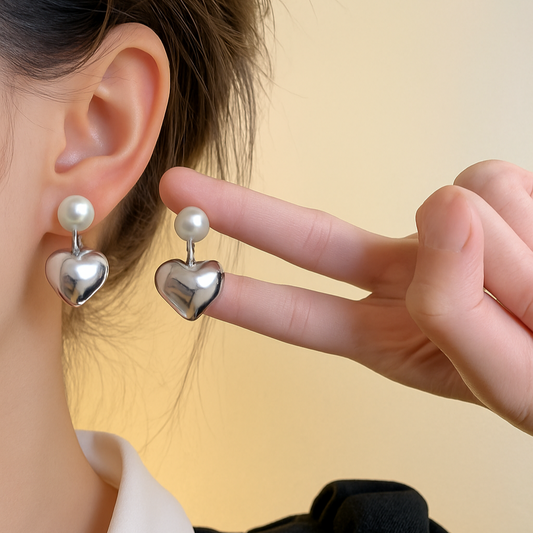 Eternal Elegance Heart Earrings