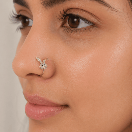 Cute Bunny Nose Pin