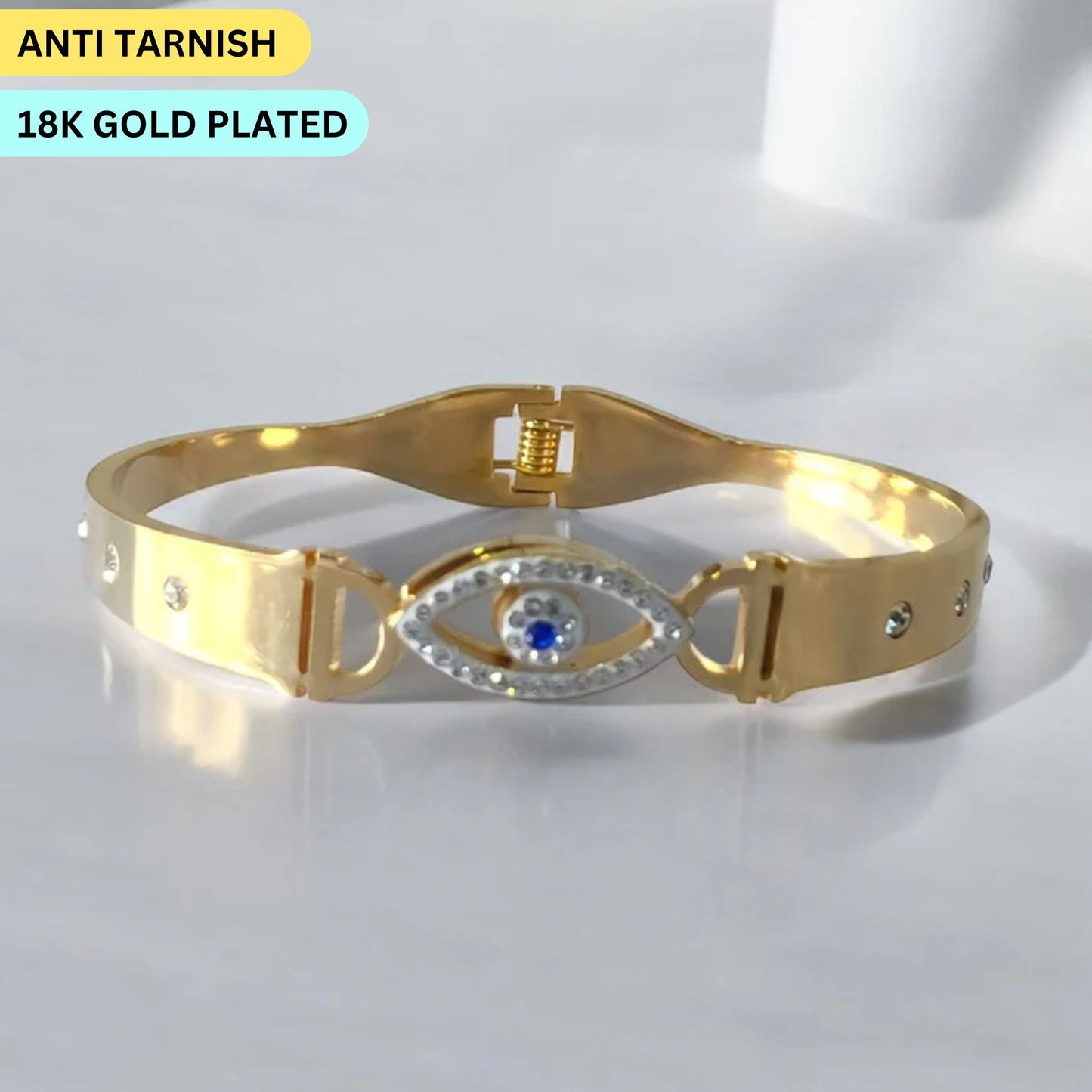 Anti Tarnish Evil Eye Bracelet