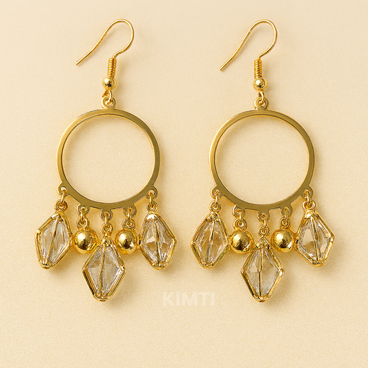 Halo Spark Dangle Earrings