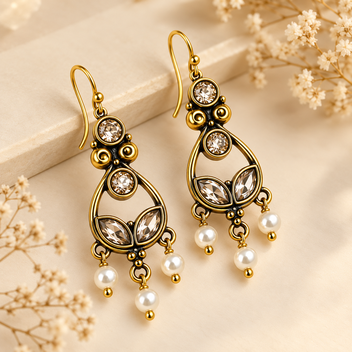 Oxidised Silver Classic Stud Earrings