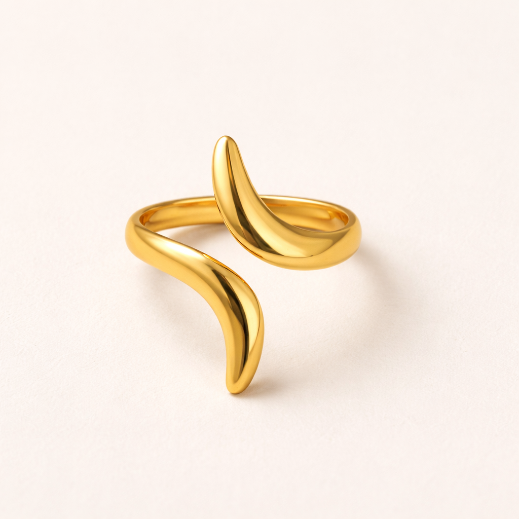 18k gold Plated Snake Ring