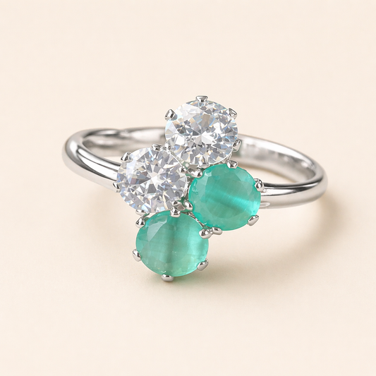 Twin-Stone Statement Ring