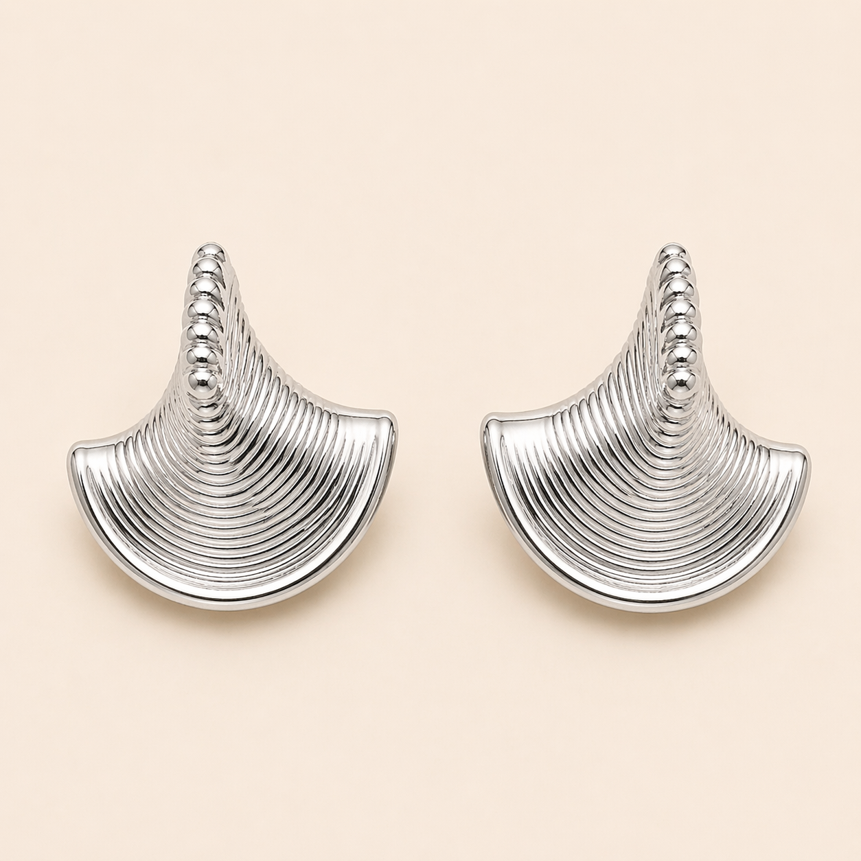 Celeste Curve Korean Earrings