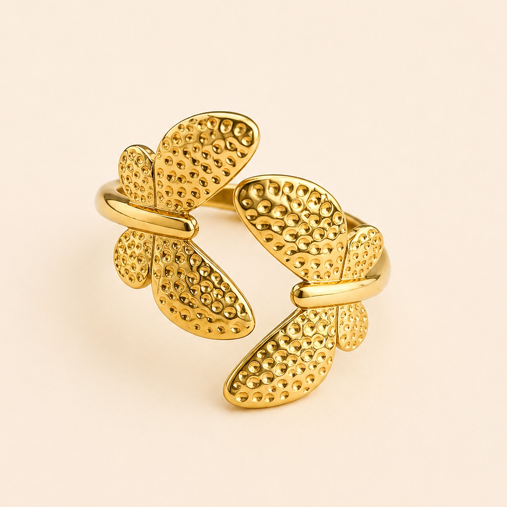 18K Gold-Plated SoftWing Ring