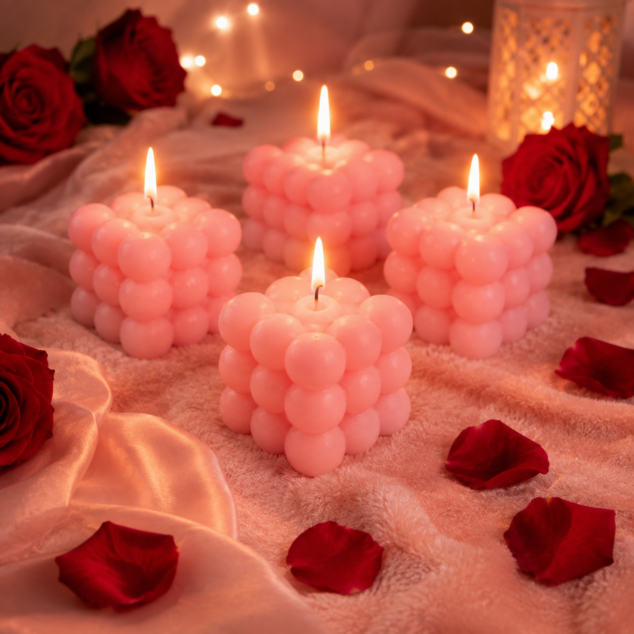 Blush Love Bubble Candle