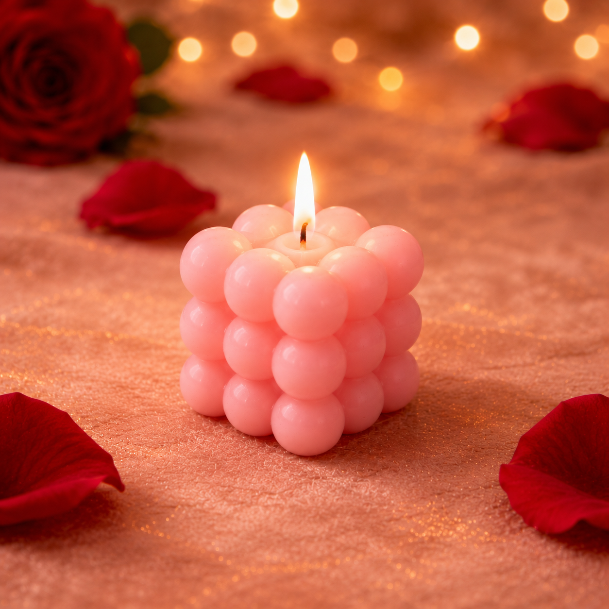 Blush Love Bubble Candle
