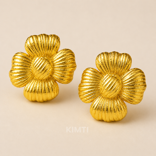 18k Gold Plated Evergreen Anti Tarnish Earring