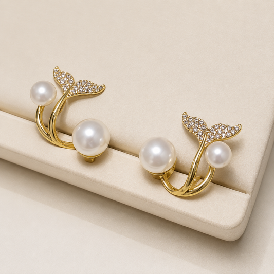 Fish Tail Korean Earring