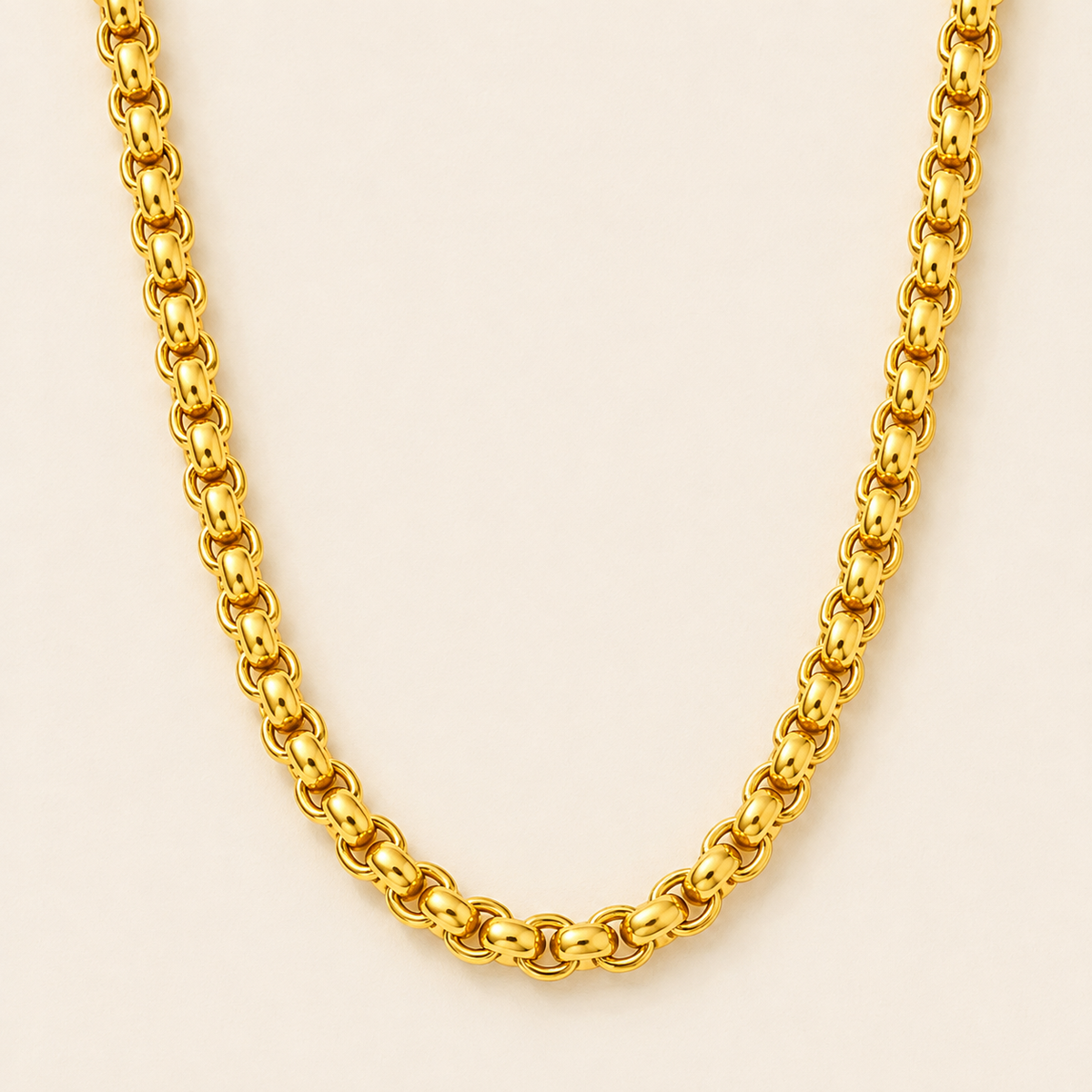 Men-18K Gold Plated Veloro Chain