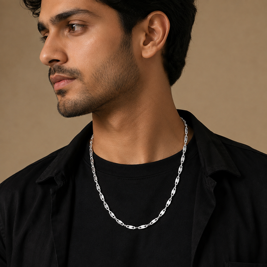 Men Luxe Minimal Link Chain