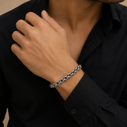 Men - Anti Tarnish Titan Weave Bracelet