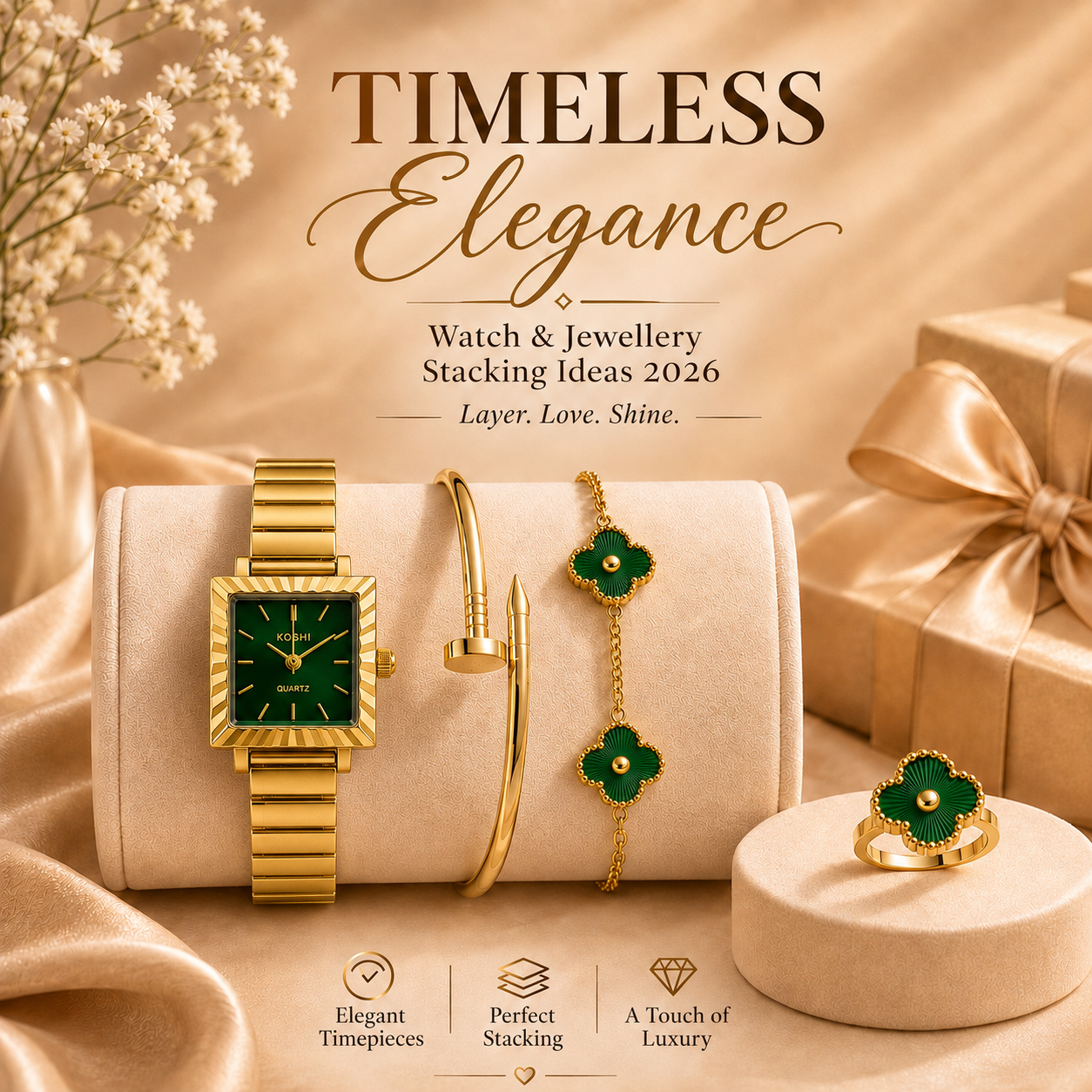 Timeless Emerald Grace