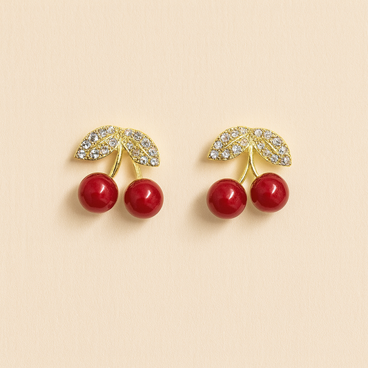 Berry Babe Stud Earrings