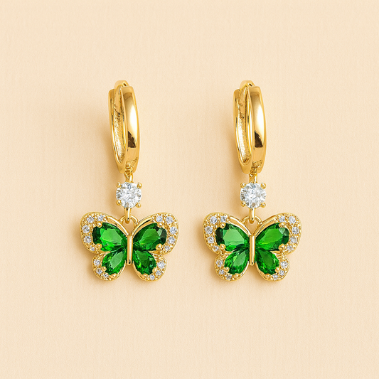 Imperial Butterfly Drops Anti Tarnish Earring