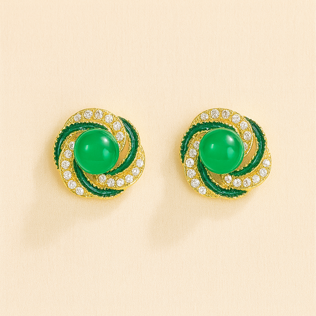 Crystal Stud Earrings