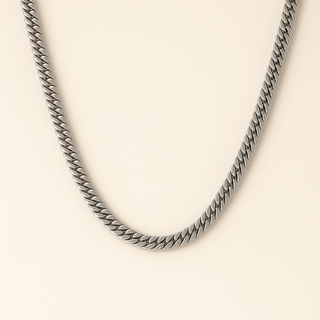Men - Sterling Sovereign Anti Tarnish Necklace