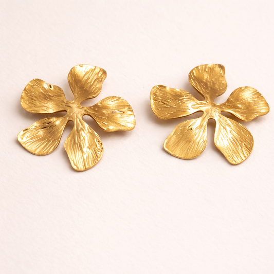 18K Gold Plated Swarna Phool Earrings